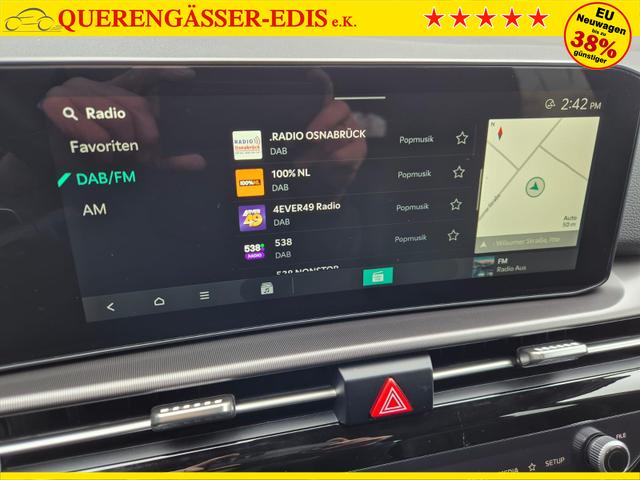 Kia Sportage Spirit 1.6 T-GDI 150PS Automatik NEUES MODELL MY26 FACELIFT Teil-Leder 18"LM Sitzheizung v+h Lenkradheizung Klimaautomatik ACC Navi Bluetooth Touchscreen Apple CarPlay Android Auto PDC R&uuml;ckf.Kamera 2x Keyless 