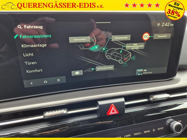 Kia Sportage Spirit 1.6 T-GDI 150PS Automatik NEUES MODELL MY26 FACELIFT Teil-Leder 18"LM Sitzheizung v+h Lenkradheizung Klimaautomatik ACC Navi Bluetooth Touchscreen Apple CarPlay Android Auto PDC R&uuml;ckf.Kamera 2x Keyless 