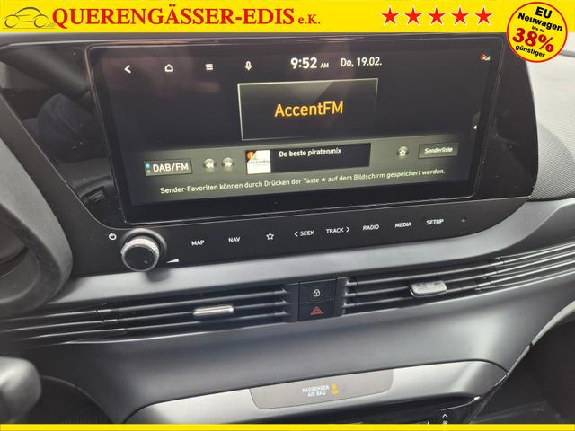 Hyundai i20 1.0 T-GDI 90PS Trend Automatik 5-t&uuml;rig Klimaautomatik Sitzheizung Lenkradheizung R&uuml;ckf.Kamera PDC Apple CarPlay Android Auto Tempomat Touchscreen 16"LM 