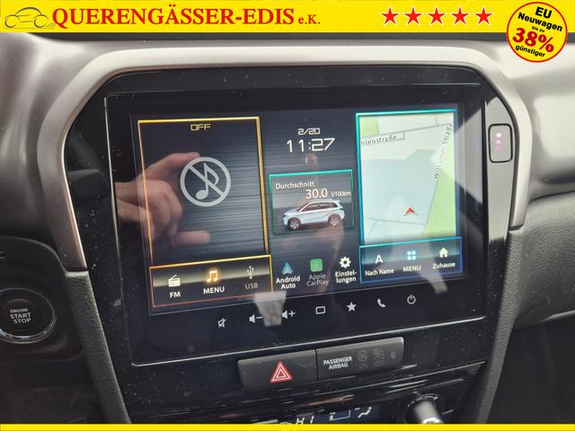 Suzuki Vitara Comfort 110PS Automatik MHEV 1.4 Boosterjet Klimaautomatik Sitzheizung Navi ACC PDC R&uuml;ckf.Kamera Suzuki-Radio Apple CarPlay Android Auto Touchscreen 2xKeyless 17-LM 