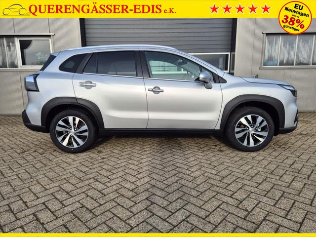 Suzuki S-Cross Comfort+ 110PS Automatik MHEV 1.4 Boosterjet Teilleder Navi Klimaautomatik Sitzheizung ACC PDC v+h 4x Kamera Suzuki-Radio Apple CarPlay Android Auto Touchscreen 2xKeyless 17-LM 