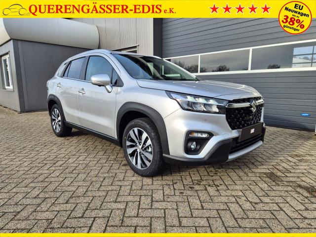Suzuki S-Cross Comfort+ 110PS Automatik MHEV 1.4 Boosterjet Teilleder Navi Klimaautomatik Sitzheizung ACC PDC v+h 4x Kamera Suzuki-Radio Apple CarPlay Android Auto Touchscreen 2xKeyless 17-LM 
