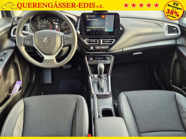 Suzuki S-Cross Comfort+ 110PS Automatik MHEV 1.4 Boosterjet Teilleder Navi Klimaautomatik Sitzheizung ACC PDC v+h 4x Kamera Suzuki-Radio Apple CarPlay Android Auto Touchscreen 2xKeyless 17-LM 