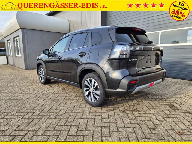 Suzuki S-Cross Comfort+ 110PS MHEV 4x4 ALLGRIP 1.4 Boosterjet Teilleder Navi Klimaautomatik Sitzheizung ACC PDC v+h 4x Kamera Suzuki-Radio Apple CarPlay Android Auto Touchscreen 2xKeyless 17-LM 