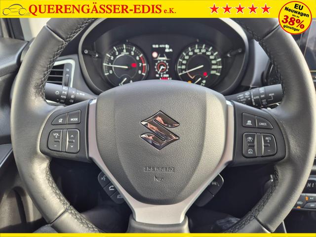 Suzuki S-Cross Comfort+ 110PS MHEV 4x4 ALLGRIP 1.4 Boosterjet Teilleder Navi Klimaautomatik Sitzheizung ACC PDC v+h 4x Kamera Suzuki-Radio Apple CarPlay Android Auto Touchscreen 2xKeyless 17-LM 