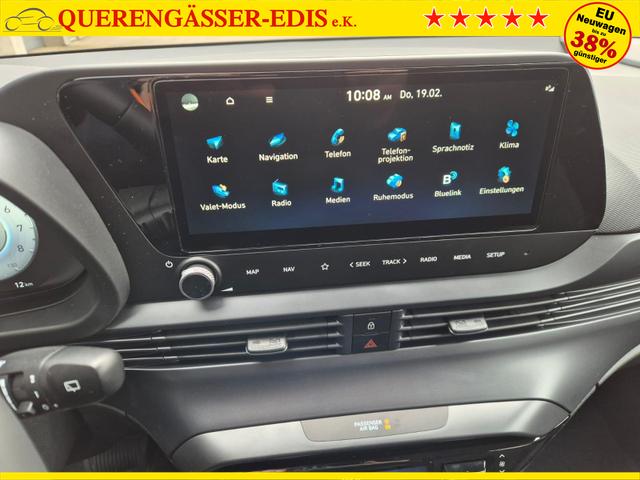 Hyundai i20 1.0 T-GDI 90PS Trend Automatik 5-t&uuml;rig Klimaautomatik Sitzheizung Lenkradheizung R&uuml;ckf.Kamera PDC Apple CarPlay Android Auto Tempomat Touchscreen 16"LM 