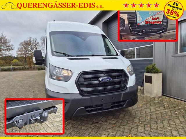 Ford Transit 350 L4H3 2.0 EcoBlue 130PS Trend Heckantrieb 3,5t 2-Sitzer AHK Sitzheizung Frontscheibe beheizb. Klimaautomatik Navi PDC v+h Bluetooth DAB Apple CarPlay Android Auto Tempomat Ganzj.Reifen 
