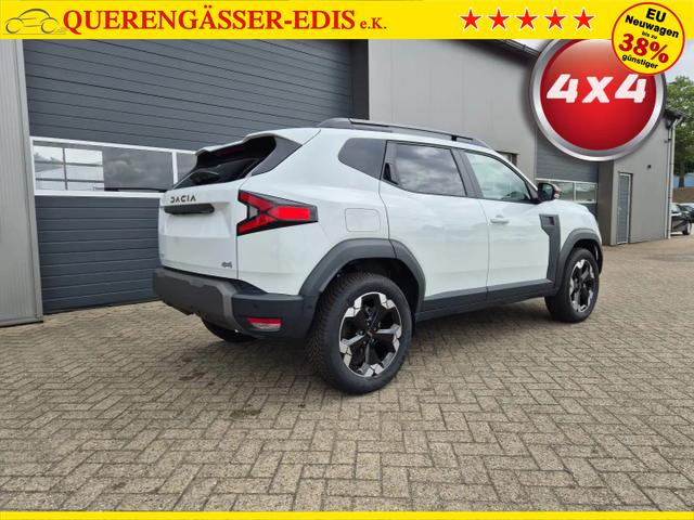 Dacia Duster Extreme 4x4 130PS 1.2 TCe 4x Kamera Lenkradheizung Sitzheizung Klimaautomatik Teil-Leder elektr.Parkbremse Bluetooth Apple Carplay Android Auto PDC v+h 2xKeyless 18-LM Ganzj.Reifen 