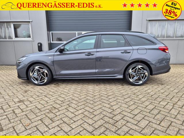 Hyundai i30 Kombi 1.6 T-GDI 150PS Automatik N-Line MY2026 Sitzheizung Lenkradheizung Klimaautomatik Navi 10,3"-Touchscreen Bluelink Apple CarPlay + Android Auto PDC v+h R&uuml;ckf.Kamera 18-LM 