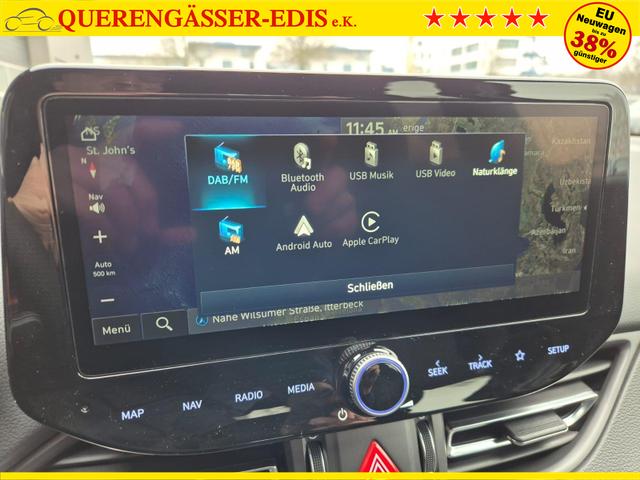 Hyundai i30 Kombi 1.6 T-GDI 150PS Automatik N-Line MY2026 Sitzheizung Lenkradheizung Klimaautomatik Navi 10,3"-Touchscreen Bluelink Apple CarPlay + Android Auto PDC v+h R&uuml;ckf.Kamera 18-LM 