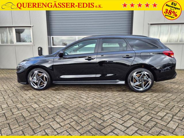 Hyundai i30 Kombi 1.6 T-GDI 150PS Automatik N-Line MY2026 Sitzheizung Lenkradheizung Klimaautomatik Navi 10,3"-Touchscreen Bluelink Apple CarPlay + Android Auto PDC v+h R&uuml;ckf.Kamera 18-LM 