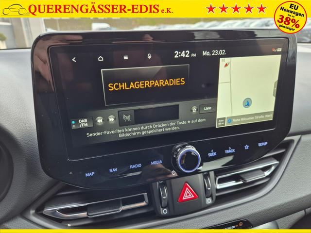 Hyundai i30 Kombi 1.6 T-GDI 150PS Automatik N-Line MY2026 Sitzheizung Lenkradheizung Klimaautomatik Navi 10,3"-Touchscreen Bluelink Apple CarPlay + Android Auto PDC v+h R&uuml;ckf.Kamera 18-LM 