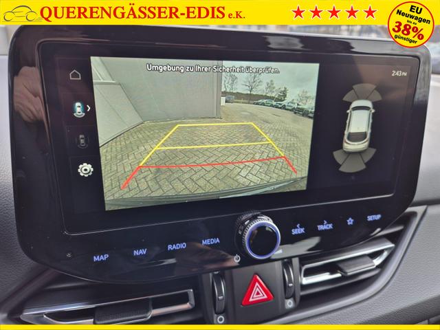 Hyundai i30 Kombi 1.6 T-GDI 150PS Automatik N-Line MY2026 Sitzheizung Lenkradheizung Klimaautomatik Navi 10,3"-Touchscreen Bluelink Apple CarPlay + Android Auto PDC v+h R&uuml;ckf.Kamera 18-LM 