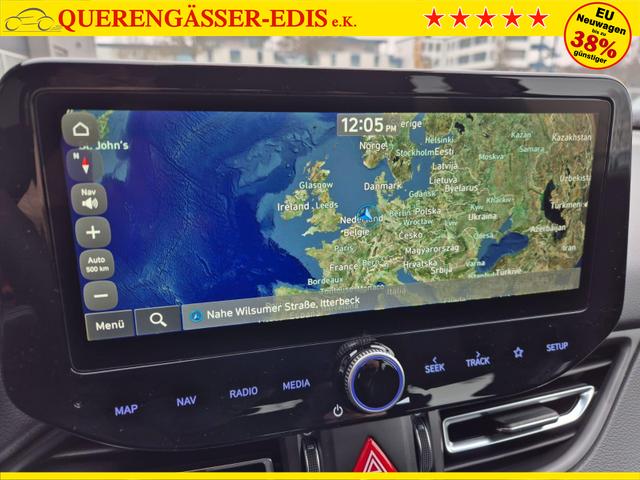Hyundai i30 Kombi 1.6 T-GDI 150PS Automatik N-Line MY2026 Sitzheizung Lenkradheizung Klimaautomatik Navi 10,3"-Touchscreen Bluelink Apple CarPlay + Android Auto PDC v+h R&uuml;ckf.Kamera 18-LM 
