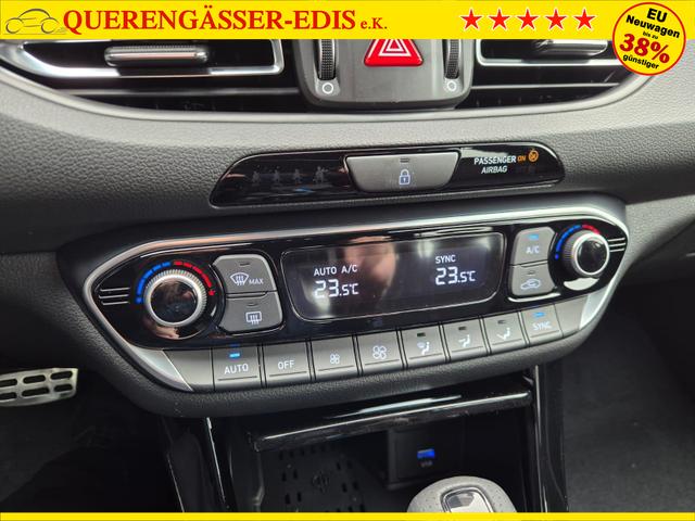 Hyundai i30 Kombi 1.6 T-GDI 150PS Automatik N-Line MY2026 Sitzheizung Lenkradheizung Klimaautomatik Navi 10,3"-Touchscreen Bluelink Apple CarPlay + Android Auto PDC v+h R&uuml;ckf.Kamera 18-LM 