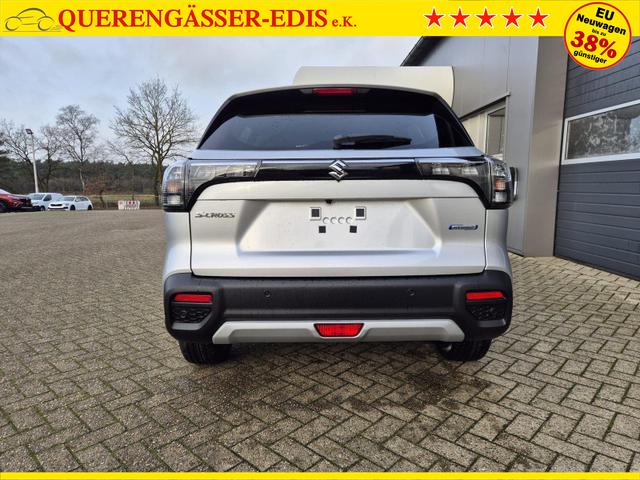 Suzuki S-Cross Comfort+ 110PS Automatik MHEV 4x4 ALLGRIP 1.4 Boosterjet Teilleder Navi Klimaautomatik Sitzheizung ACC PDC v+h 4x Kamera Suzuki-Radio Apple CarPlay Android Auto Touchscreen 2xKeyless 17-LM 