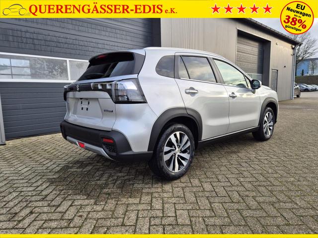 Suzuki S-Cross Comfort+ 110PS Automatik MHEV 4x4 ALLGRIP 1.4 Boosterjet Teilleder Navi Klimaautomatik Sitzheizung ACC PDC v+h 4x Kamera Suzuki-Radio Apple CarPlay Android Auto Touchscreen 2xKeyless 17-LM 