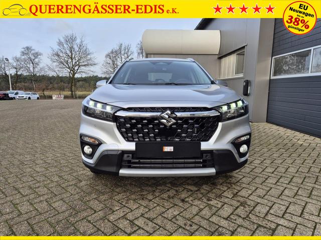 Suzuki S-Cross Comfort+ 110PS Automatik MHEV 4x4 ALLGRIP 1.4 Boosterjet Teilleder Navi Klimaautomatik Sitzheizung ACC PDC v+h 4x Kamera Suzuki-Radio Apple CarPlay Android Auto Touchscreen 2xKeyless 17-LM 