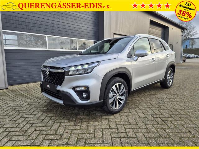 Suzuki S-Cross Comfort+ 110PS Automatik MHEV 4x4 ALLGRIP 1.4 Boosterjet Teilleder Navi Klimaautomatik Sitzheizung ACC PDC v+h 4x Kamera Suzuki-Radio Apple CarPlay Android Auto Touchscreen 2xKeyless 17-LM 
