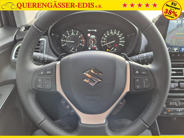 Suzuki S-Cross Comfort+ 110PS Automatik MHEV 4x4 ALLGRIP 1.4 Boosterjet Teilleder Navi Klimaautomatik Sitzheizung ACC PDC v+h 4x Kamera Suzuki-Radio Apple CarPlay Android Auto Touchscreen 2xKeyless 17-LM 