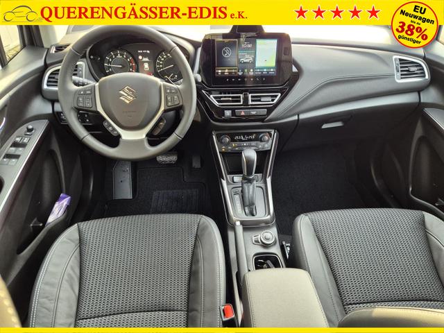Suzuki S-Cross Comfort+ 110PS Automatik MHEV 4x4 ALLGRIP 1.4 Boosterjet Teilleder Navi Klimaautomatik Sitzheizung ACC PDC v+h 4x Kamera Suzuki-Radio Apple CarPlay Android Auto Touchscreen 2xKeyless 17-LM 