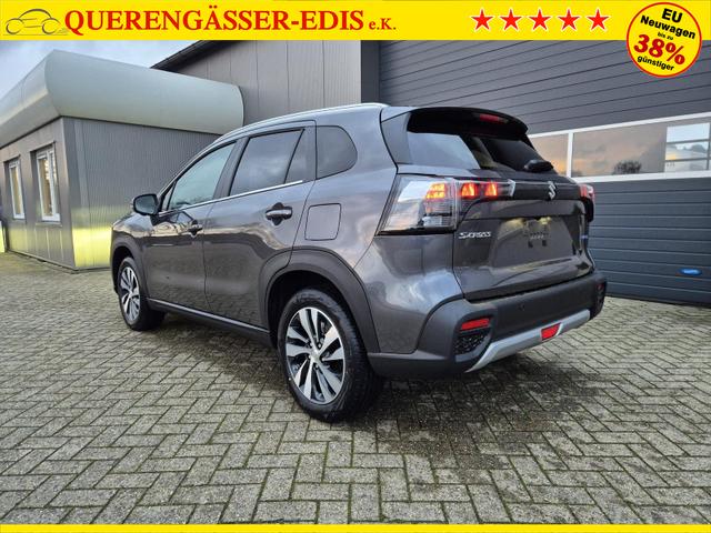 Suzuki S-Cross Comfort+ 110PS Automatik MHEV 4x4 ALLGRIP 1.4 Boosterjet Teilleder Navi Klimaautomatik Sitzheizung ACC PDC v+h 4x Kamera Suzuki-Radio Apple CarPlay Android Auto Touchscreen 2xKeyless 17-LM 