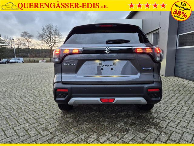 Suzuki S-Cross Comfort+ 110PS Automatik MHEV 4x4 ALLGRIP 1.4 Boosterjet Teilleder Navi Klimaautomatik Sitzheizung ACC PDC v+h 4x Kamera Suzuki-Radio Apple CarPlay Android Auto Touchscreen 2xKeyless 17-LM 