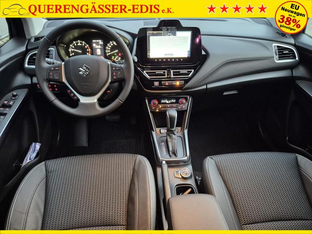 Suzuki S-Cross Comfort+ 110PS Automatik MHEV 4x4 ALLGRIP 1.4 Boosterjet Teilleder Navi Klimaautomatik Sitzheizung ACC PDC v+h 4x Kamera Suzuki-Radio Apple CarPlay Android Auto Touchscreen 2xKeyless 17-LM 