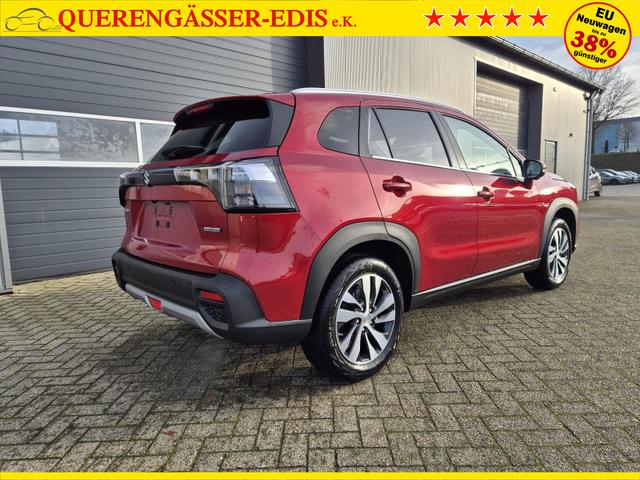Suzuki S-Cross Comfort+ 110PS Automatik MHEV 4x4 ALLGRIP 1.4 Boosterjet Teilleder Navi Klimaautomatik Sitzheizung ACC PDC v+h 4x Kamera Suzuki-Radio Apple CarPlay Android Auto Touchscreen 2xKeyless 17-LM 