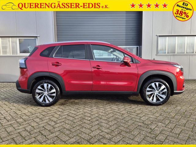 Suzuki S-Cross Comfort+ 110PS Automatik MHEV 4x4 ALLGRIP 1.4 Boosterjet Teilleder Navi Klimaautomatik Sitzheizung ACC PDC v+h 4x Kamera Suzuki-Radio Apple CarPlay Android Auto Touchscreen 2xKeyless 17-LM 