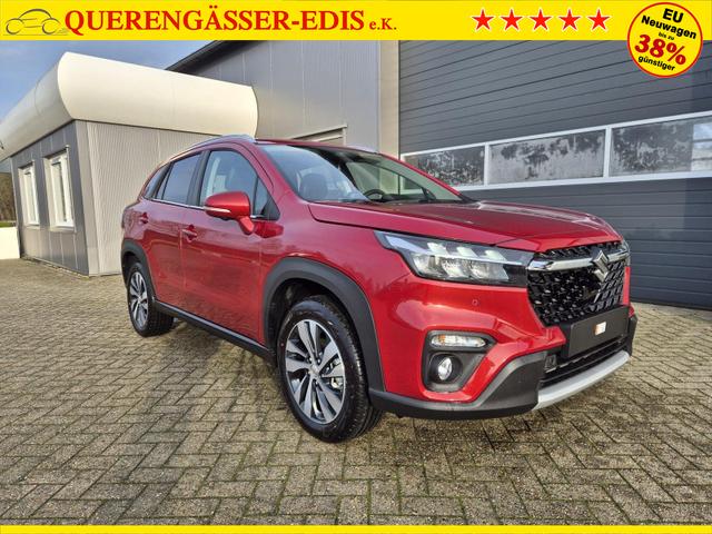 Suzuki S-Cross Comfort+ 110PS Automatik MHEV 4x4 ALLGRIP 1.4 Boosterjet Teilleder Navi Klimaautomatik Sitzheizung ACC PDC v+h 4x Kamera Suzuki-Radio Apple CarPlay Android Auto Touchscreen 2xKeyless 17-LM 