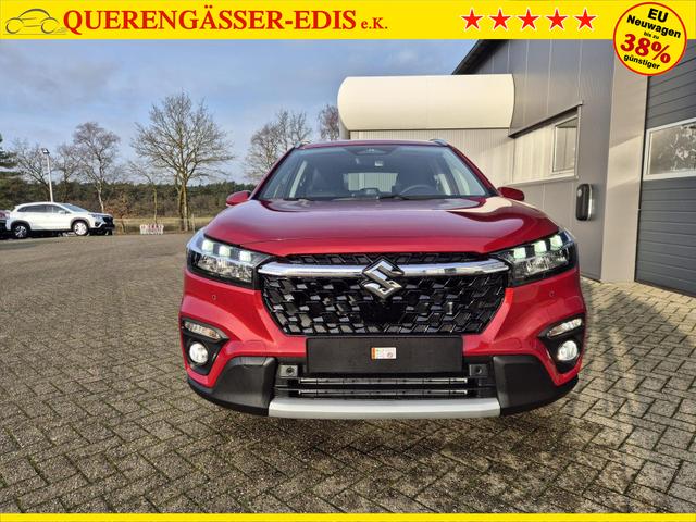Suzuki S-Cross Comfort+ 110PS Automatik MHEV 4x4 ALLGRIP 1.4 Boosterjet Teilleder Navi Klimaautomatik Sitzheizung ACC PDC v+h 4x Kamera Suzuki-Radio Apple CarPlay Android Auto Touchscreen 2xKeyless 17-LM 