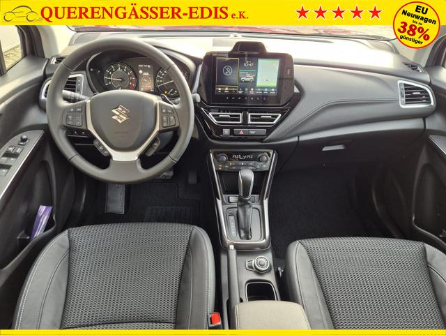 Suzuki S-Cross Comfort+ 110PS Automatik MHEV 4x4 ALLGRIP 1.4 Boosterjet Teilleder Navi Klimaautomatik Sitzheizung ACC PDC v+h 4x Kamera Suzuki-Radio Apple CarPlay Android Auto Touchscreen 2xKeyless 17-LM 