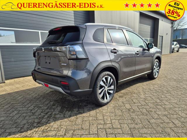 Suzuki S-Cross Comfort+ 110PS MHEV 4x4 ALLGRIP 1.4 Boosterjet Teilleder Navi Klimaautomatik Sitzheizung ACC PDC v+h 4x Kamera Suzuki-Radio Apple CarPlay Android Auto Touchscreen 2xKeyless 17-LM 