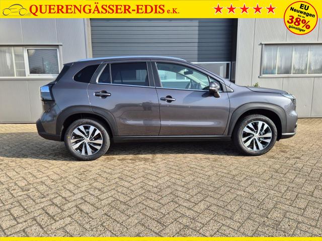 Suzuki S-Cross Comfort+ 110PS MHEV 4x4 ALLGRIP 1.4 Boosterjet Teilleder Navi Klimaautomatik Sitzheizung ACC PDC v+h 4x Kamera Suzuki-Radio Apple CarPlay Android Auto Touchscreen 2xKeyless 17-LM 