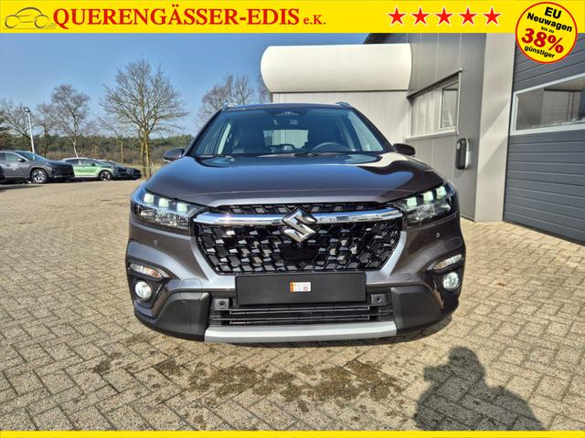 Suzuki S-Cross Comfort+ 110PS MHEV 4x4 ALLGRIP 1.4 Boosterjet Teilleder Navi Klimaautomatik Sitzheizung ACC PDC v+h 4x Kamera Suzuki-Radio Apple CarPlay Android Auto Touchscreen 2xKeyless 17-LM 