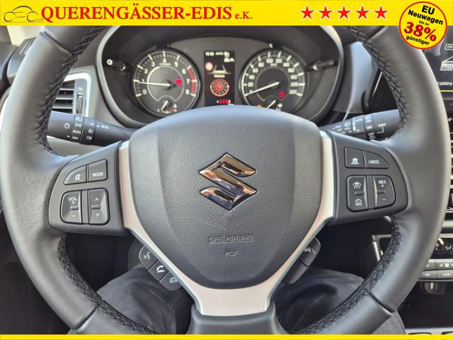 Suzuki S-Cross Comfort+ 110PS MHEV 4x4 ALLGRIP 1.4 Boosterjet Teilleder Navi Klimaautomatik Sitzheizung ACC PDC v+h 4x Kamera Suzuki-Radio Apple CarPlay Android Auto Touchscreen 2xKeyless 17-LM 