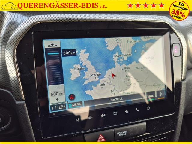Suzuki Vitara Comfort+ 110PS Automatik MHEV 1.4 Boosterjet Teilleder Navi Klimaautomatik Sitzheizung ACC PDC v+h R&uuml;ckf.Kamera Suzuki-Radio Apple CarPlay Android Auto Touchscreen 2xKeyless 17-LM 
