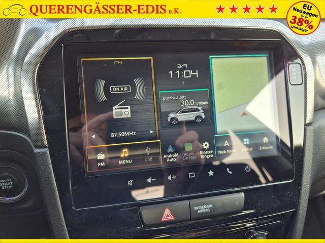 Suzuki Vitara Comfort+ 110PS Automatik MHEV 1.4 Boosterjet Teilleder Navi Klimaautomatik Sitzheizung ACC PDC v+h R&uuml;ckf.Kamera Suzuki-Radio Apple CarPlay Android Auto Touchscreen 2xKeyless 17-LM 