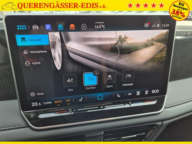 Volkswagen Tiguan Life 1,5 l eHybrid OPF 204PS DSG LED-Plus-Scheinw. elektr. Heckklappe Sitzheizung v+h Lenkradheizung Frontscheibe beheizb. R&uuml;ckf.Kamera Klimaautomatik VW-Radio Bluetooth wireless Apple CarPlay + Android Auto PDC ACC 2xKeyless Digital Cockpit 