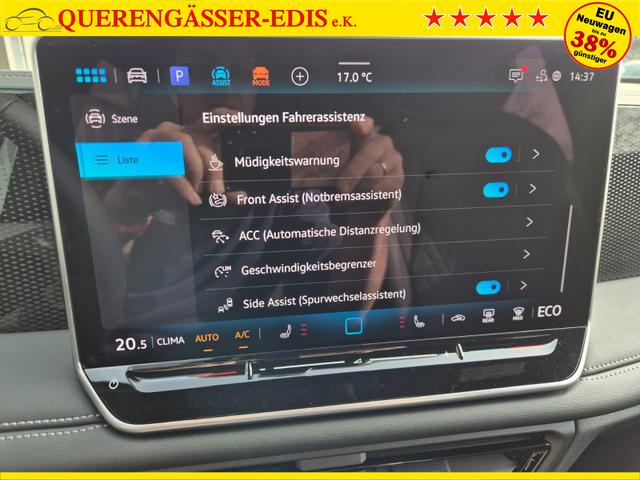 Volkswagen Tiguan Life 1,5 l eHybrid OPF 204PS DSG Design Paket "Dark" LED-Plus-Scheinw. elektr. Heckklappe Sitzheizung v+h Lenkradheizung Frontscheibe beheizb. R&uuml;ckf.Kamera Klimaautomatik VW-Radio Bluetooth wireless Apple CarPlay + Android Auto PDC ACC 2xKeyl 