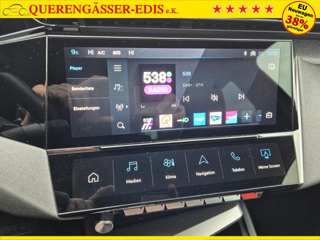 Peugeot 308 SW Allure 1.2 Hybrid 145PS Automatik LED-Scheinwerfer 10" HD-Touchscreen wireless Apple CarPlay + Android Auto Bluetooth 2x Keyless ACC R&uuml;ckf.Kamera PDC 17"LM 