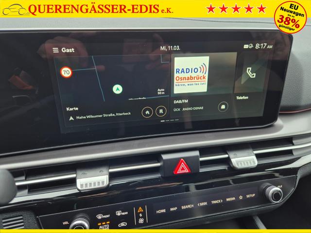 Kia Sportage 1.6 T-GDi 180PS 4x4 AWD Automatik GT-Line NEUES MODELL MY26 FACELIFT Teil-Leder 19"LM Sitzheizung v+h Lenkradheizung Klimaautomatik ACC Navi Bluetooth Touchscreen Apple CarPlay Android Auto PDC R&uuml;ckf.Kamera 2x Keyless 