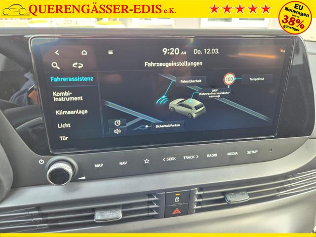 Hyundai i20 1.0 T-GDI 90PS Automatik 5-T&uuml;rer Sitzheizung Lenkradheizung R&uuml;ckf.Kamera PDC Klima Apple CarPlay Android Auto Tempomat Touchscreen 