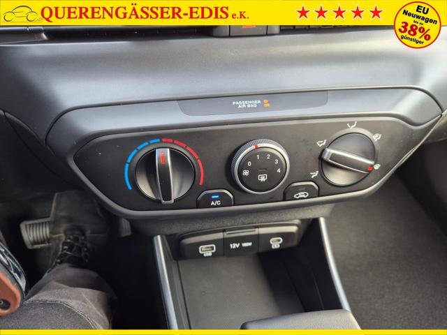 Hyundai i20 1.0 T-GDI 90PS Automatik 5-T&uuml;rer Sitzheizung Lenkradheizung R&uuml;ckf.Kamera PDC Klima Apple CarPlay Android Auto Tempomat Touchscreen 