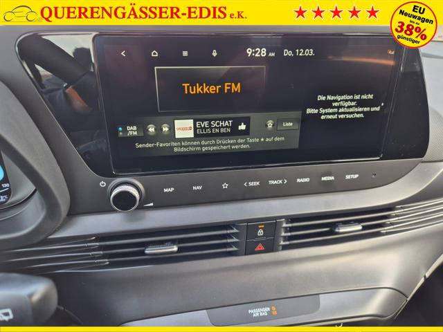 Hyundai i20 1.0 T-GDI 90PS Automatik 5-T&uuml;rer Sitzheizung Lenkradheizung R&uuml;ckf.Kamera PDC Klima Apple CarPlay Android Auto Tempomat Touchscreen 