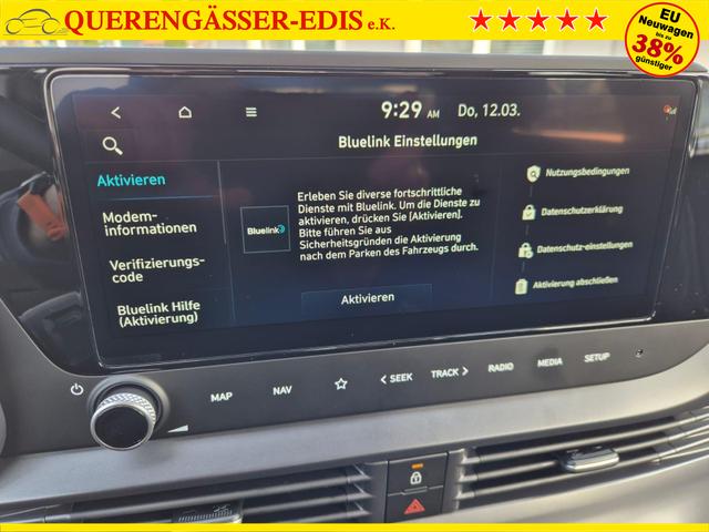 Hyundai i20 1.0 T-GDI 90PS Automatik 5-T&uuml;rer Sitzheizung Lenkradheizung R&uuml;ckf.Kamera PDC Klima Apple CarPlay Android Auto Tempomat Touchscreen 