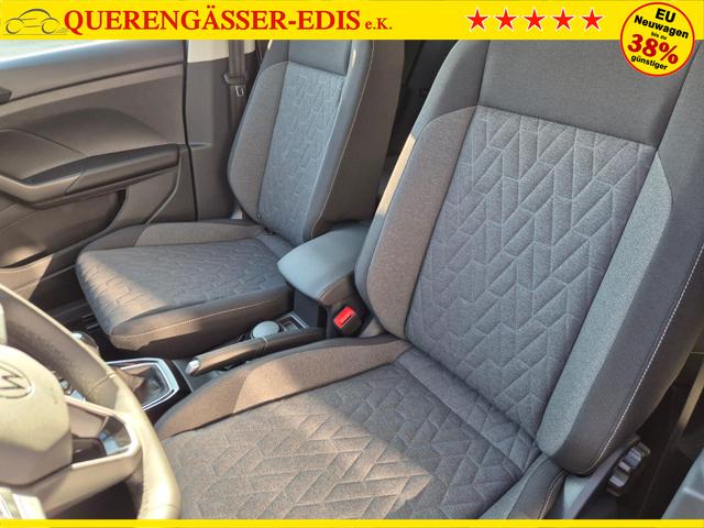 Volkswagen T-Cross 1.0 TSI 116PS DSG Life LED-Matrix-Scheinwerfer ACC Klimaautomatik Sitzheizung PDC v+h 17-LM abged.Scheiben 2xKeyless DAB+ Bluetooth Touchscreen Apple CarPlay Android Auto 
