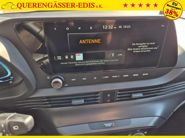 Hyundai i20 1.0 T-GDI 90PS Automatik 5-T&uuml;rer Sitzheizung Lenkradheizung R&uuml;ckf.Kamera PDC Klima Apple CarPlay Android Auto Tempomat Touchscreen 
