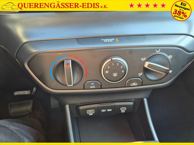 Hyundai i20 1.0 T-GDI 90PS Automatik 5-T&uuml;rer Sitzheizung Lenkradheizung R&uuml;ckf.Kamera PDC Klima Apple CarPlay Android Auto Tempomat Touchscreen 